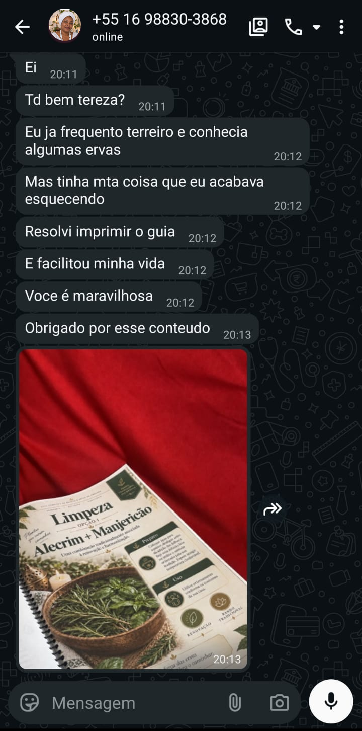 Depoimento de quem já recebeu o guia